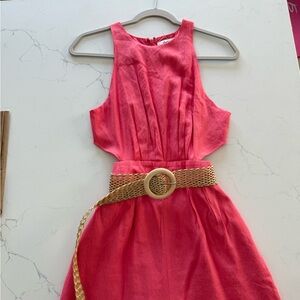 Do+Be Belted Cutout Jumpsuit